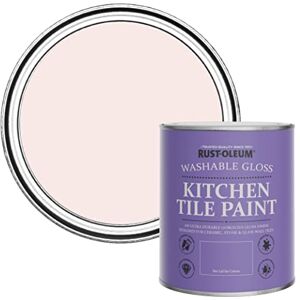 Rust-Oleum Pink Water-Resistant Kitchen Tile Paint in Gloss Finish China Rose 750ml Rust-Oleum Pink Water-Resistant Kitchen Tile Paint in Gloss Finish China Rose 750ml