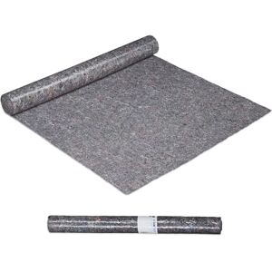 Relaxdays Set of 2 Dust Sheet, Drop Cloth Roll, 1 x 10 m, Non-Slip, Waterproof, 250g/m², Painting Floor Protection, Grey, Fleece Relaxdays Set of 2 Dust Sheet, Drop Cloth Roll, 1 x 10 m, Non-Slip, Waterproof, 250g/m², Painting Floor Protection, Grey, Fleece