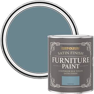Rust-Oleum Blue Furniture & Skirting Board Paint in Satin Finish Pacific State 750ml Rust-Oleum Blue Furniture & Skirting Board Paint in Satin Finish Pacific State 750ml