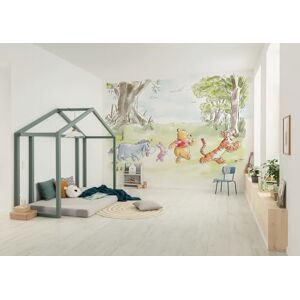 Komar Non-Woven Photo Wallpaper Disney Winnie The Pooh Walk Together Size 300 x 250 cm Children's Wallpaper Children's Wallpaper Komar Non-Woven Photo Wallpaper Disney Winnie The Pooh Walk Together Size 300 x 250 cm Children's Wallpaper Children's Wallpaper