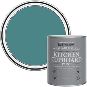 Rust-Oleum Green Kitchen Cupboard Paint in Gloss Finish Peacock Suit 750ml Rust-Oleum Green Kitchen Cupboard Paint in Gloss Finish Peacock Suit 750ml