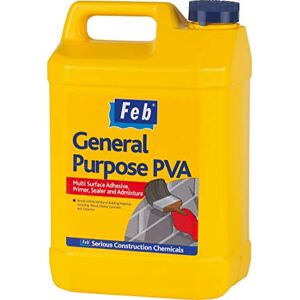 Everbuild Feb General Purpose PVA, White, 5 kg Everbuild Feb General Purpose PVA, White, 5 kg