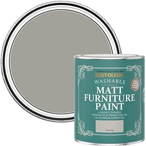 Rust-Oleum Grey Furniture Paint in Matt Finish Tyne Fog 750ml Rust-Oleum Grey Furniture Paint in Matt Finish Tyne Fog 750ml