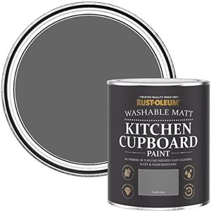 Rust-Oleum Grey Kitchen Cupboard Paint in Matt Finish Torch Grey 750ml Rust-Oleum Grey Kitchen Cupboard Paint in Matt Finish Torch Grey 750ml