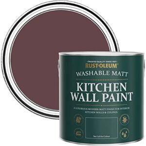 Rust-Oleum Purple Washable Kitchen Wall Paint in Matt Finish Mulberry Street 2.5L Rust-Oleum Purple Washable Kitchen Wall Paint in Matt Finish Mulberry Street 2.5L