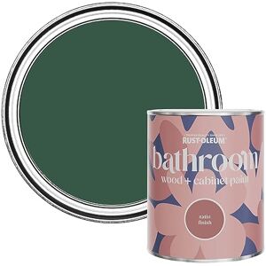 Rust-Oleum Green Moisture Resistant Bathroom Wood and Cabinet Paint in Satin Finish The Pinewoods 750ml Rust-Oleum Green Moisture Resistant Bathroom Wood and Cabinet Paint in Satin Finish The Pinewoods 750ml
