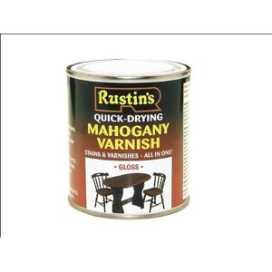 Rustins VGDO250 250ml Quick Dry Varnish Gloss - Dark Oak