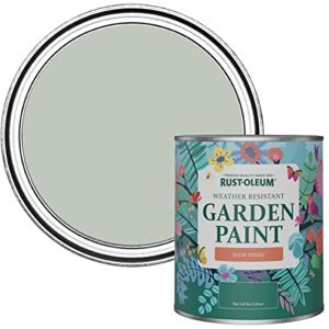 Rust-Oleum Green Mould-Resistant Garden Paint In Satin Finish Chalk Green 750ml Rust-Oleum Green Mould-Resistant Garden Paint In Satin Finish Chalk Green 750ml