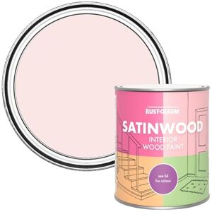 Rust-Oleum Pink Satinwood Interior Wood Paint Strawberry Vanilla 750ml Rust-Oleum Pink Satinwood Interior Wood Paint Strawberry Vanilla 750ml