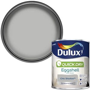 Dulux 5358157 Quick Dry Eggshell Paint, Chic Shadow, 750 ml Dulux 5358157 Quick Dry Eggshell Paint, Chic Shadow, 750 ml