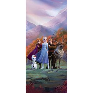 AG Design Elsa with Friends in The Mountains Frozen 2 Disney Fleece Photo Wallpaper for Children's Room 90 x 202 cm FTDN V 5487, Multicoloured AG Design Elsa with Friends in The Mountains Frozen 2 Disney Fleece Photo Wallpaper for Children's Room 90 x 202 cm FTDN V 5487, Multicoloured