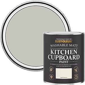 Rust-Oleum Light Green Kitchen Cupboard Paint in Matt Finish Apple Blossom 750ml Rust-Oleum Light Green Kitchen Cupboard Paint in Matt Finish Apple Blossom 750ml