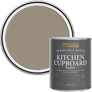 Rust-Oleum Brown Scrubbable Kitchen Cupboard Paint in Satin Finish Cocoa 750ml Rust-Oleum Brown Scrubbable Kitchen Cupboard Paint in Satin Finish Cocoa 750ml