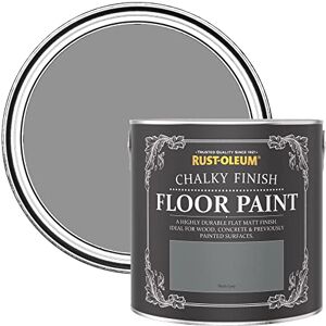 Rust-Oleum Grey Scratch-Proof Floor Paint in Matt Finish Pitch Grey 2.5L Rust-Oleum Grey Scratch-Proof Floor Paint in Matt Finish Pitch Grey 2.5L