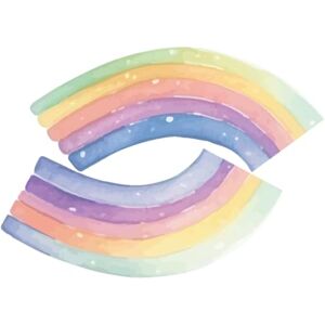 Ambiance Sticker Non-Woven Wallpaper Pre-Pasted Giant Rainbow Wall Mural H85 x W60cm Ambiance Sticker Non-Woven Wallpaper Pre-Pasted Giant Rainbow Wall Mural H85 x W60cm