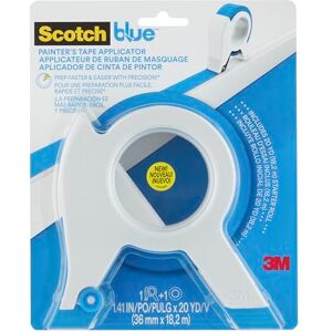 ScotchBlue Masking Tape Applicator with 1 Roll (36mm x 18.2m) Multi-Surface Painter’s Tape with Easy-Grip Tool for Precise Application on Trim, Skirting Boards, Windows & Door Frames ScotchBlue Masking Tape Applicator with 1 Roll (36mm x 18.2m) Multi-Surface Painter’s Tape with Easy-Grip Tool for Precise Application on Trim, Skirting Boards, Windows & Door Frames