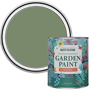 Rust-Oleum Green Mould-Resistant Garden Paint In Satin Finish All Green 750ml Rust-Oleum Green Mould-Resistant Garden Paint In Satin Finish All Green 750ml