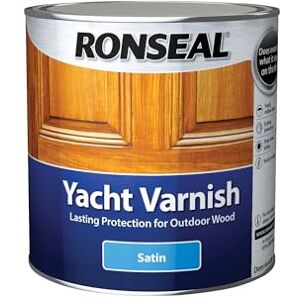 Ronseal YVS25L Exterior Yacht Varnish Satin 2.5 Litre Ronseal YVS25L Exterior Yacht Varnish Satin 2.5 Litre