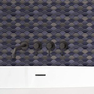 WALPLUS 28.5x14cm@36 pcs Purple Shade Leaf Wall Tile Sticker Backsplash Tile Paint Stick on Tiles Peel and Stick Self Adhesive Wall Tiles Stickers for Kitchen Bathroom Tile Transfer WALPLUS 28.5x14cm@36 pcs Purple Shade Leaf Wall Tile Sticker Backsplash Tile Paint Stick on Tiles Peel and Stick Self Adhesive Wall Tiles Stickers for Kitchen Bathroom Tile Transfer