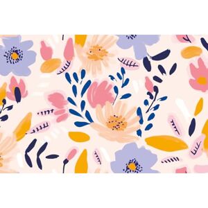 A.S. Création Sketchy Flowers Wallpaper 3.75 m x 2.50 m WALLLOVE Wallpaper Flowers Children's Room in Yellow, Blue, Pink incl. Glue DD129598 A.S. Création Sketchy Flowers Wallpaper 3.75 m x 2.50 m WALLLOVE Wallpaper Flowers Children's Room in Yellow, Blue, Pink incl. Glue DD129598