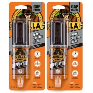 Gorilla 6044004 Epoxy (2 Pack), Clear, 25ml Gorilla 6044004 Epoxy (2 Pack), Clear, 25ml