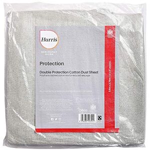 Harris Seriously Good Cotton Rich Dust Sheet Floor Protection 12ft x 9ft Harris Seriously Good Cotton Rich Dust Sheet Floor Protection 12ft x 9ft