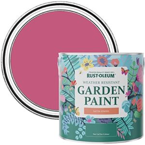 Rust-Oleum Pink Mould-Resistant Garden Paint In Satin Finish Raspberry Ripple 2.5L Rust-Oleum Pink Mould-Resistant Garden Paint In Satin Finish Raspberry Ripple 2.5L