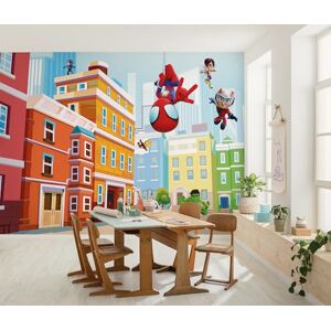 Komar Non-Woven Photo Wallpaper Marvel Spidey and His Amazing Friends City Size 400 x 250 cm Children's Bedroom Wallpaper Komar Non-Woven Photo Wallpaper Marvel Spidey and His Amazing Friends City Size 400 x 250 cm Children's Bedroom Wallpaper