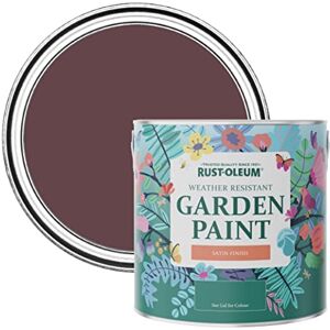 Rust-Oleum Purple Mould-Resistant Garden Paint In Satin Finish Mulberry Street 2.5L Rust-Oleum Purple Mould-Resistant Garden Paint In Satin Finish Mulberry Street 2.5L