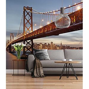 Komar Photo Wallpaper Bay Bridge Size 368 x 254 cm Bridge, City, Urban, Bedroom, Living Room, NYC Komar Photo Wallpaper Bay Bridge Size 368 x 254 cm Bridge, City, Urban, Bedroom, Living Room, NYC