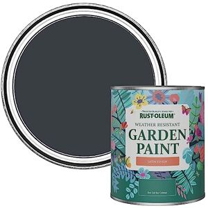 Rust-Oleum Grey Mould-Resistant Garden Paint In Satin Finish Anthracite (RAL 7016) 750ml Rust-Oleum Grey Mould-Resistant Garden Paint In Satin Finish Anthracite (RAL 7016) 750ml