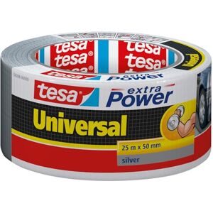 tesa UK tesa Extra Power Universal Duct Tape Adhesive Tape with Extra Strong Hold and Versatile Use for Repairs, Fastening, Sealing and More Grey 1 roll 25 m x 50 mm tesa UK tesa Extra Power Universal Duct Tape Adhesive Tape with Extra Strong Hold and Versatile Use for Repairs, Fastening, Sealing and More Grey 1 roll 25 m x 50 mm