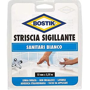Bostik 13mm x 3.35m White Water Resistant Adhesive Sealant Strip Bostik 13mm x 3.35m White Water Resistant Adhesive Sealant Strip
