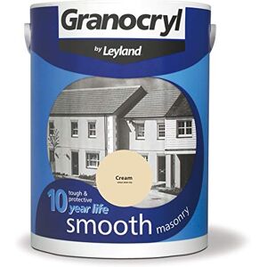 Leyland Granocryl Smooth Masonry, Cream, 5L Leyland Granocryl Smooth Masonry, Cream, 5L
