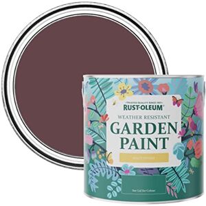 Rust-Oleum Purple Mould-Resistant Garden Paint In Matt Finish Mulberry Street 2.5L Rust-Oleum Purple Mould-Resistant Garden Paint In Matt Finish Mulberry Street 2.5L