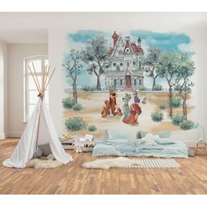 Komar Non-Woven Photo Wallpaper Disney Lady and The Tramp Sweet Home Size 300 x 250 cm Children's Wallpaper Komar Non-Woven Photo Wallpaper Disney Lady and The Tramp Sweet Home Size 300 x 250 cm Children's Wallpaper