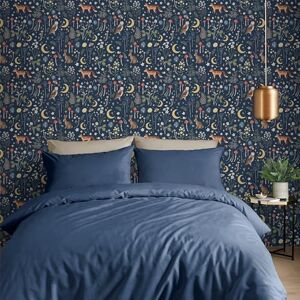 Catherine Lansfield Enchanted Twilight Wallpaper Navy Blue Catherine Lansfield Enchanted Twilight Wallpaper Navy Blue