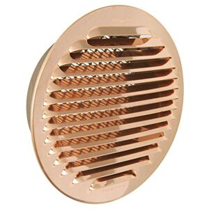 La Ventilazione GTRP150R Round Ventilation Grille for Installation, Copper Coloured, ø 175 mm La Ventilazione GTRP150R Round Ventilation Grille for Installation, Copper Coloured, ø 175 mm