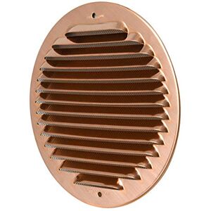 La Ventilazione GRAT160R Ventilation Grille Round Copper with Insect Net Overlap Diameter 175 mm La Ventilazione GRAT160R Ventilation Grille Round Copper with Insect Net Overlap Diameter 175 mm