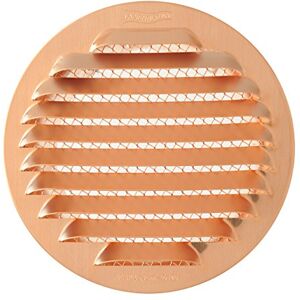 La Ventilazione The gtsr100r-y Ventilation Grill Round Recessed, Copper, 125 mm La Ventilazione The gtsr100r-y Ventilation Grill Round Recessed, Copper, 125 mm