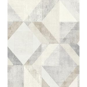 Rasch Tapeten 311921 Non-Woven Wallpaper with Triangles and Squares in Cream White and Various Grey Shades from The Color Your Life Collection 10.05 m x 0.53 m (L x W) Rasch Tapeten 311921 Non-Woven Wallpaper with Triangles and Squares in Cream White and Various Grey Shades from The Color Your Life Collection 10.05 m x 0.53 m (L x W)