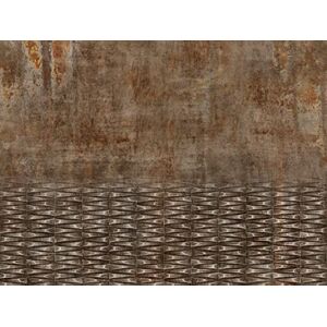 Rasch 429770 Photo Wallpaper on Non-Woven in Industrial Look with Metal Look in Rust Brown 3.00 m x 4.00 m Rasch 429770 Photo Wallpaper on Non-Woven in Industrial Look with Metal Look in Rust Brown 3.00 m x 4.00 m