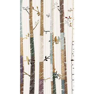 AG Design FTN V 2954 Drawn Tree Trunks with Birds Fleece Photo Wallpaper for Living Bedroom Dining Room Kitchen 90 x 202 cm, Multicoloured AG Design FTN V 2954 Drawn Tree Trunks with Birds Fleece Photo Wallpaper for Living Bedroom Dining Room Kitchen 90 x 202 cm, Multicoloured