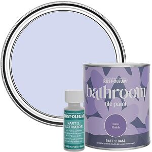 Rust-Oleum Purple Water-Resistant Bathroom Tile Paint in Satin Finish Be My Mermaid 750ml Rust-Oleum Purple Water-Resistant Bathroom Tile Paint in Satin Finish Be My Mermaid 750ml