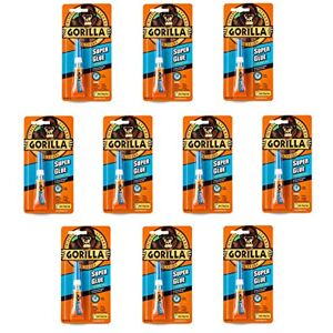 Gorilla Super Glue 3g (Pack of 10) Gorilla Super Glue 3g (Pack of 10)