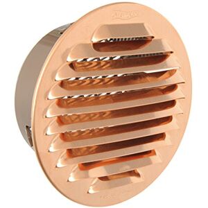 La Ventilazione The gtrp100r-y Ventilation Grill Round Recessed, Copper, 125 mm La Ventilazione The gtrp100r-y Ventilation Grill Round Recessed, Copper, 125 mm
