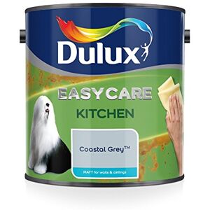 Dulux Easycare Kitchen Matt Emulsion Paint For Walls And Ceilings Coastal Grey 2.5 Litres Dulux Easycare Kitchen Matt Emulsion Paint For Walls And Ceilings Coastal Grey 2.5 Litres