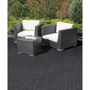 Nicoman Garden Decking Tiles Cosmopolitan Patio, Terrace, Hot Tub Deck Tiles Interlocking Decking Tiles Recycled Cosmo Composite Outdoor Drainage Deck Flooring (Graphite, 30 x 30cm, 40x) Nicoman Garden Decking Tiles Cosmopolitan Patio, Terrace, Hot Tub Deck Tiles Interlocking Decking Tiles Recycled Cosmo Composite Outdoor Drainage Deck Flooring (Graphite, 30 x 30cm, 40x)