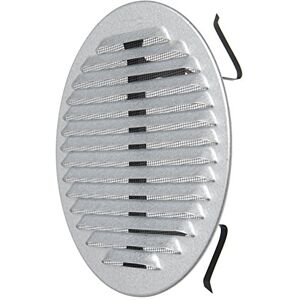 La Ventilazione The gzktu160r-y Ventilation Grill Round Universal with Springs Galvanised, Aluminium La Ventilazione The gzktu160r-y Ventilation Grill Round Universal with Springs Galvanised, Aluminium
