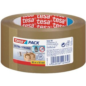 tesa UK tesa Packing Tape Ultra Strong PVC Packaging Tape for Heavy Parcels and Boxes 66 m x 50 mm Brown, 6 Rolls tesa UK tesa Packing Tape Ultra Strong PVC Packaging Tape for Heavy Parcels and Boxes 66 m x 50 mm Brown, 6 Rolls